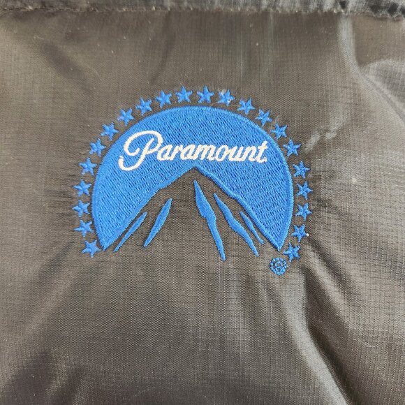 Paramount Pictures Branded Puffer Vest Western Concepts Mens Size Medium Black - Picture 3 of 10
